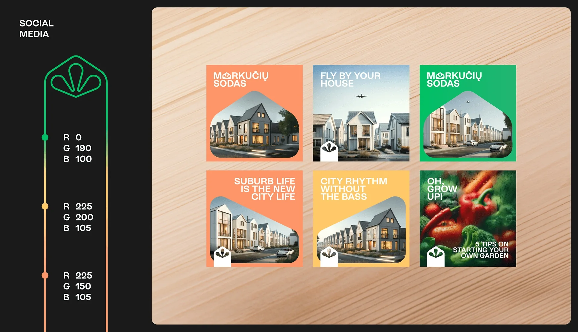 Markučiai garden — final brand presentation